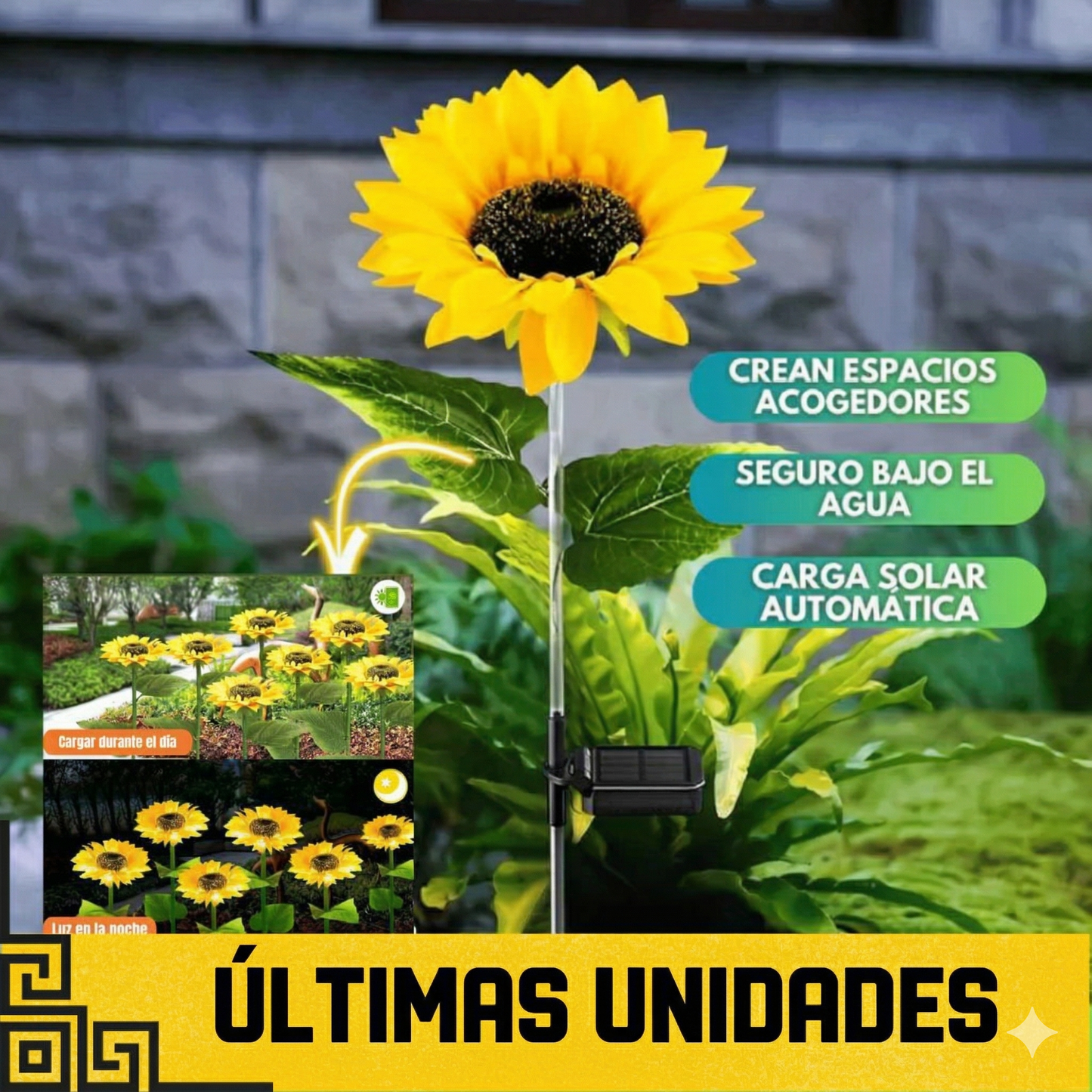 Faroles Solares Girasol