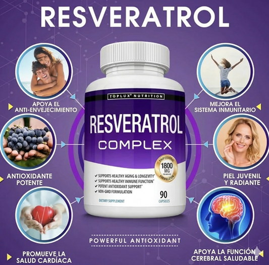 Resveratrol complex - Combate el envejecimiento