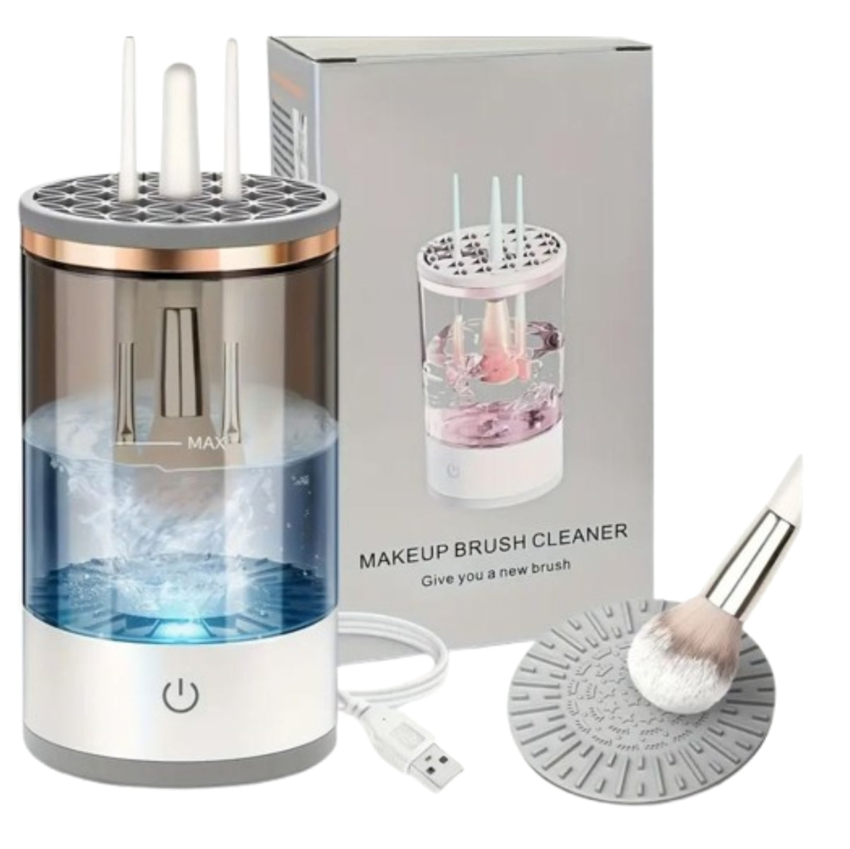 Lavadora Automática De Brochas Maquillaje