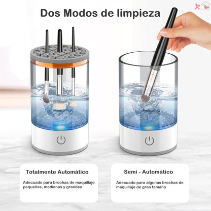 Lavadora Automática De Brochas Maquillaje Eléctrico Portatil