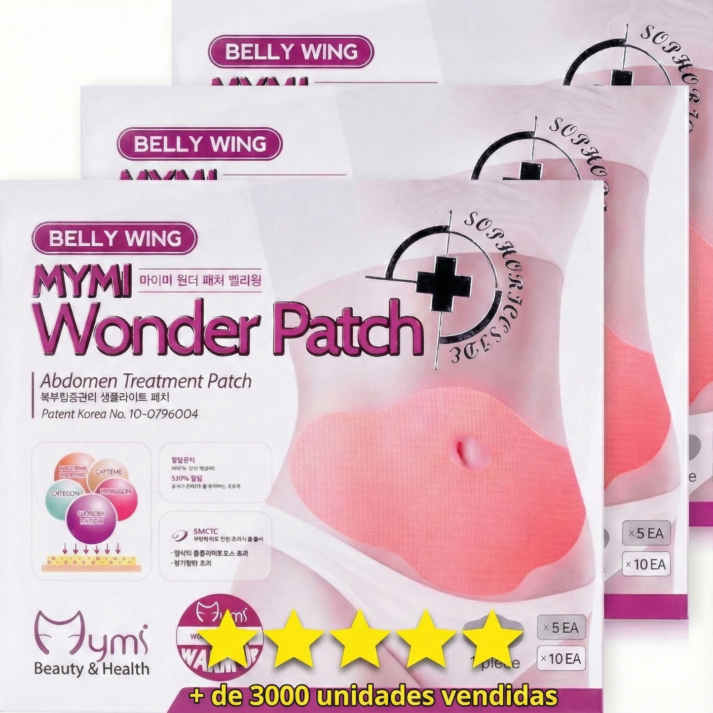 Parches para Adelgazar | Pack 15 Unidades (3×5)
