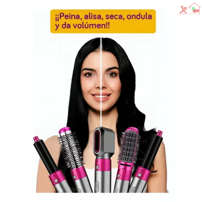 Cepillo Eléctrico Secador Pelo 5 En 1 Ac