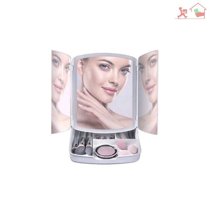 Espejo Organizador De Maquillaje 3 En 1